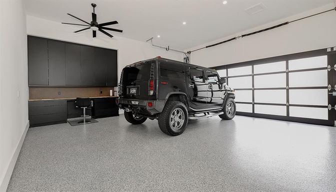 Garage, Interior, Recessed Lighting