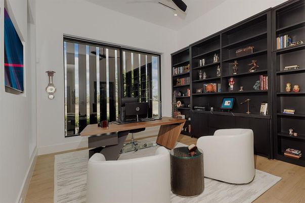 Home Office, Interior, Wood Texture Flooring