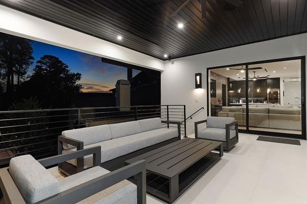 Interior, Living room, Recessed Lighting