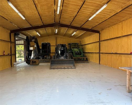Garage, Interior, Wooden Beams, Wooden Ceilings