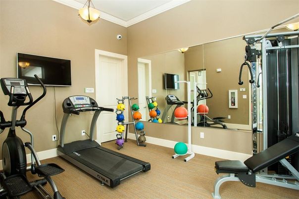 Fitness Equipment, Interior, Wood Texture Flooring