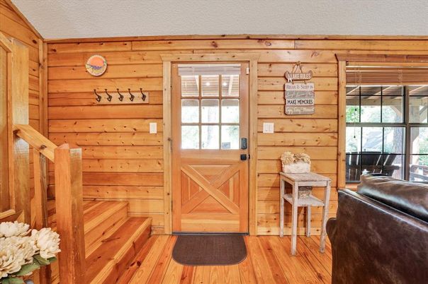 Interior, Wood Texture Flooring, Wooden Walls