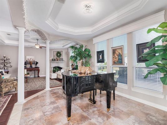 Interior, Living room, Piano