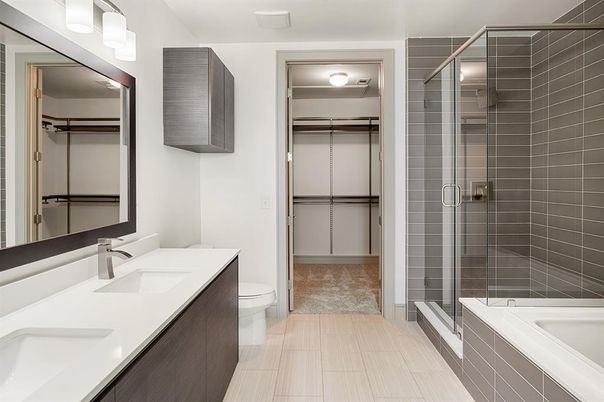 Bathroom, Dual Sink Vanities, Glass Shower, Interior, Walk-in Closets