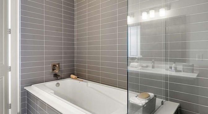 Bathroom, Glass Shower, Interior