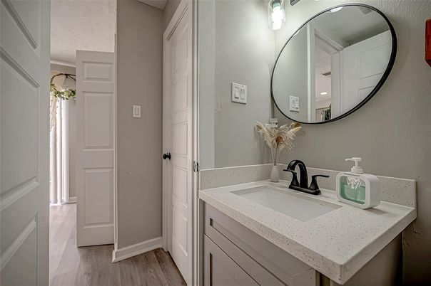 Bathroom, Interior, Wood Texture Flooring