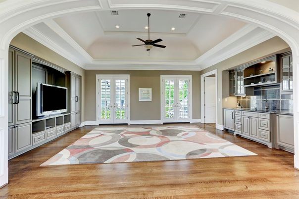 Interior, Recessed Lighting, Wood Texture Flooring
