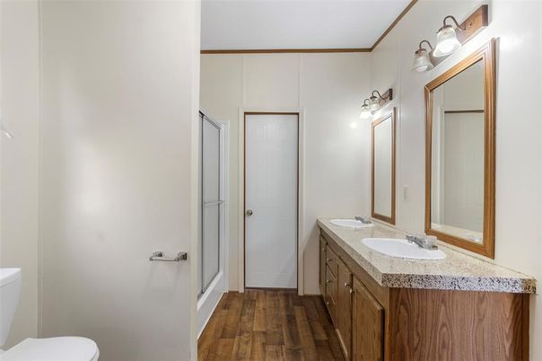 Bathroom, Interior, Wood Texture Flooring