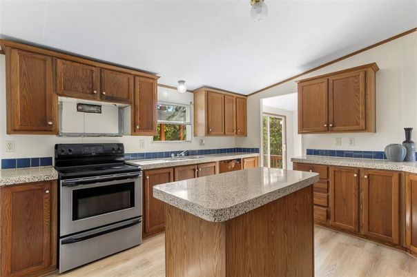 Interior, Kitchen, Wood Texture Flooring