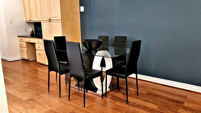 Dining room, Interior, Wood Texture Flooring