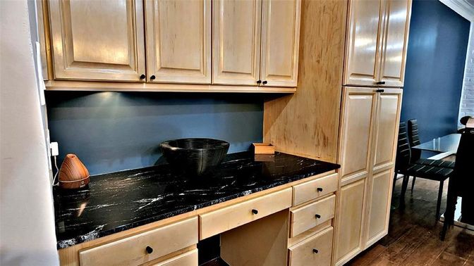 Interior, Kitchen, Wood Texture Flooring