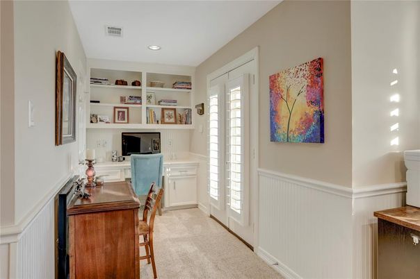 Home Office, Interior, Recessed Lighting