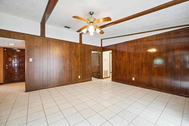Empty room, Interior, Wooden Walls