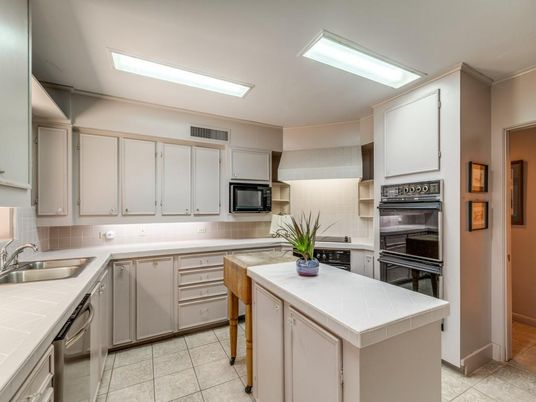 Interior, Kitchen, Stainless Steel Appliances, Tile Countertops