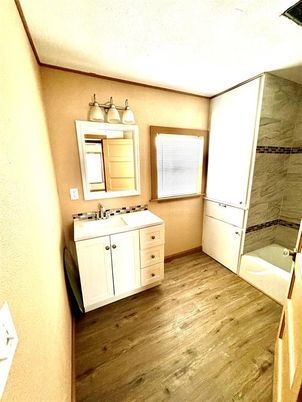 Bathroom, Interior, Wood Texture Flooring