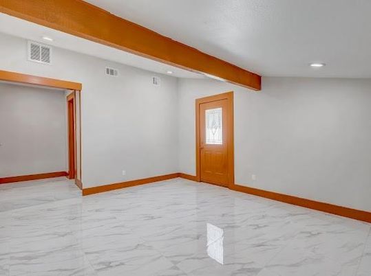Empty room, Interior, Marble, Recessed Lighting