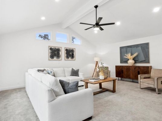 Interior, Living room, Recessed Lighting