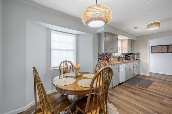 Dining room, Interior, Kitchen, Wood Texture Flooring