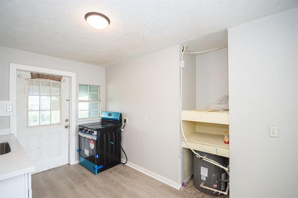 Interior, Kitchen, Wood Texture Flooring