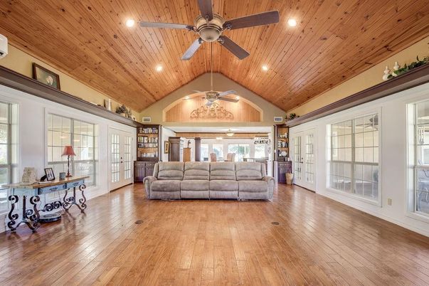 Interior, Recessed Lighting, Wooden Ceilings, Wood Texture Flooring