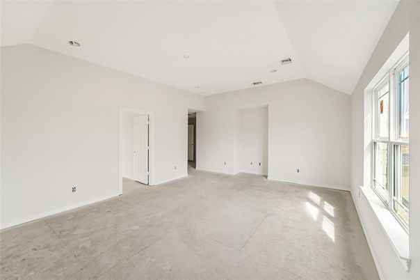 Empty room, Interior, Recessed Lighting