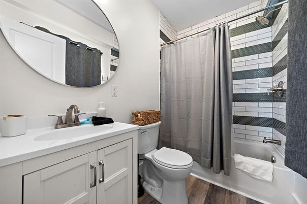 Bathroom, Interior, Wood Texture Flooring