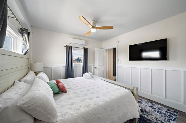Bedroom, Interior, Wood Texture Flooring