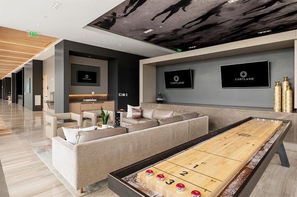 Interior, Living room, Recessed Lighting, Wooden Walls