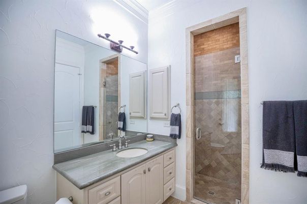 Bathroom, Glass Shower, Interior