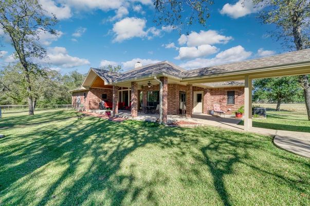 Backyard, Exterior, Facade, Brick Facade, None
