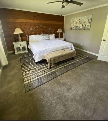 Bedroom, Interior, Wooden Walls