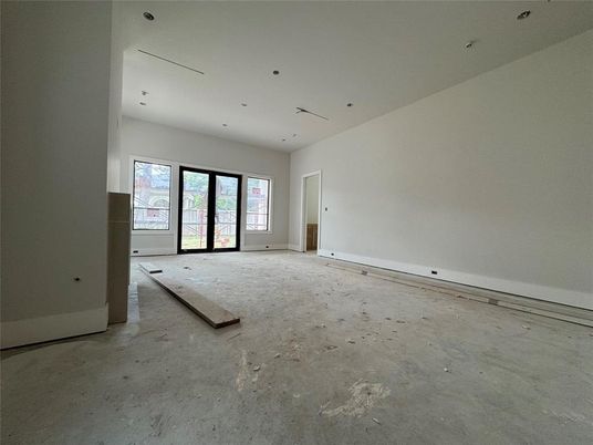 Empty room, Interior, Recessed Lighting