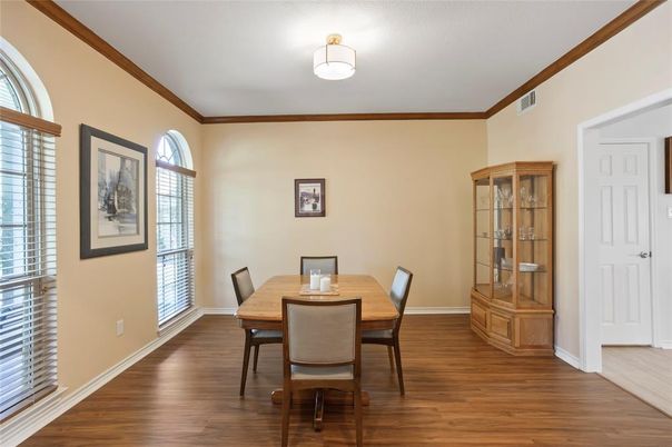 Dining room, Interior, Wood Texture Flooring
