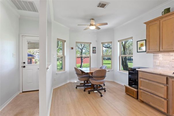 Home Office, Interior, Wood Texture Flooring
