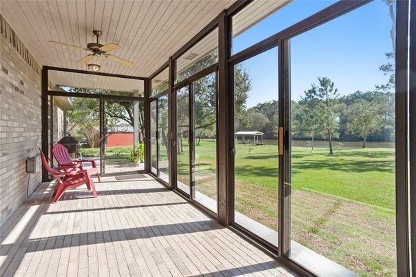 Interior, Stone Walls, Sun Room