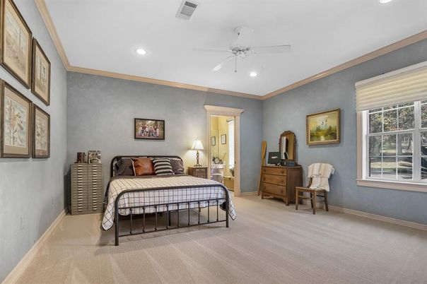 Bedroom, Interior, Recessed Lighting
