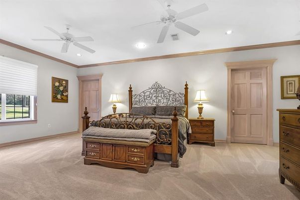 Bedroom, Interior, Recessed Lighting