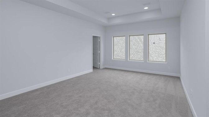 Empty room, Interior, Recessed Lighting