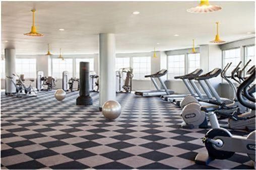 Fitness Equipment, Gym, Interior, Pendant Lights, Recessed Lighting