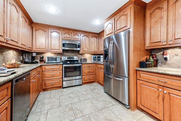 Interior, Kitchen, Recessed Lighting, Stainless Steel Appliances