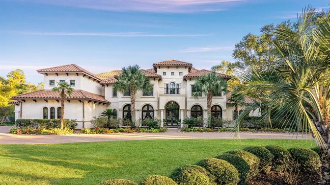 Backyard, Exterior, Facade, Mediterranean