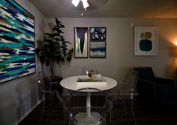 Dining room, Interior, Wood Texture Flooring