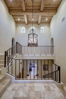 Chandelier, Interior, Pendant Lights, Recessed Lighting, Wooden Beams, Wooden Ceilings