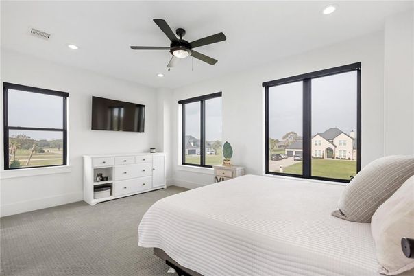 Bedroom, Interior, Recessed Lighting