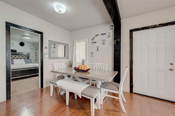 Bedroom, Dining room, Interior, Wood Texture Flooring