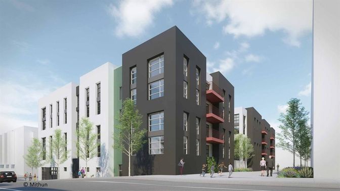 Exterior, Facade, Condo Building