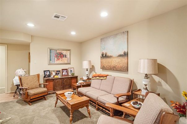 Interior, Living room, Recessed Lighting