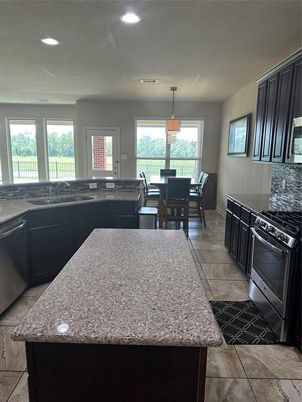 Dining room, Interior, Kitchen, Pendant Lights, Recessed Lighting
