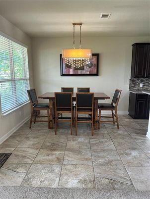 Dining room, Interior, Pendant Lights