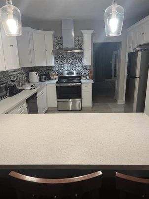 Interior, Kitchen, Pendant Lights, Stainless Steel Appliances